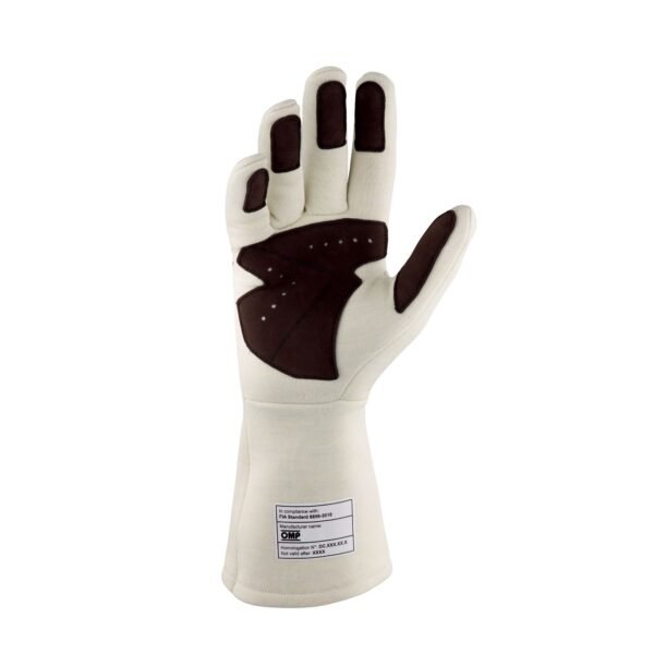 OMP DIJON - Vintage gloves - FIA 8856-2018 - Creme - Size L