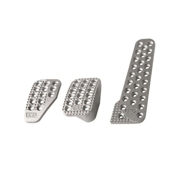 OMP SET 3 ALU RACING PEDALS SILVER