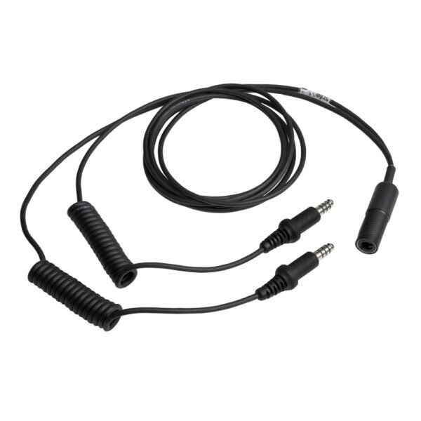Stilo split cable for connecting 2 helmets