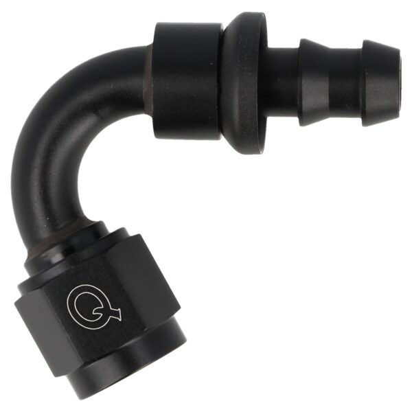 Hose Adapter Push-On 120° AN6