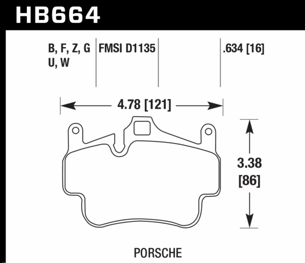 HB664G.634 - Hawk DTC-60 Brake Pads; Front - Image 2