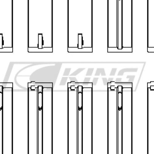 King Main Bearing Shell VAG ABL, ADY, AHH, AKS