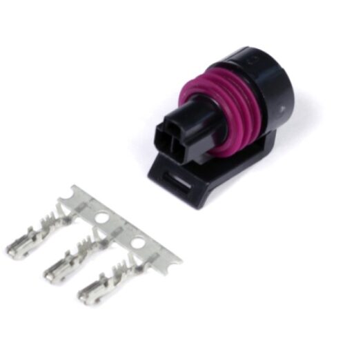 Haltech Plug and Pins Only Delphi 3 Pin Pressure Sensor Conn