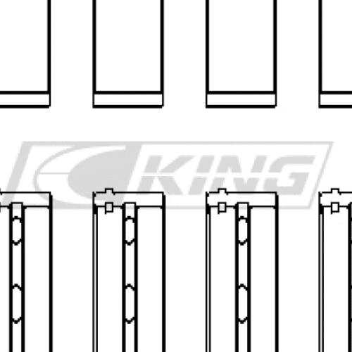 King Main Bearing Shell NISSAN VQ35DE