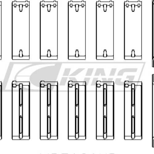King Main Bearing Shell BMW M20, M50 2.0L, 2.5L, 2.7L