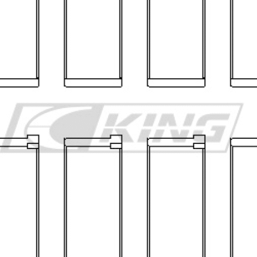 King Conrod Bearing Shell ALFA 105, 105.48 ,AR016 ,AR64103