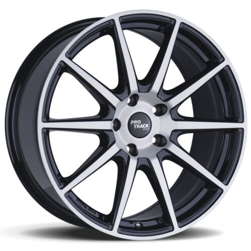 ProTrack FORCE STC10 8.5×19 5×114,3 ET40 schwarz glanz  Front poliert
