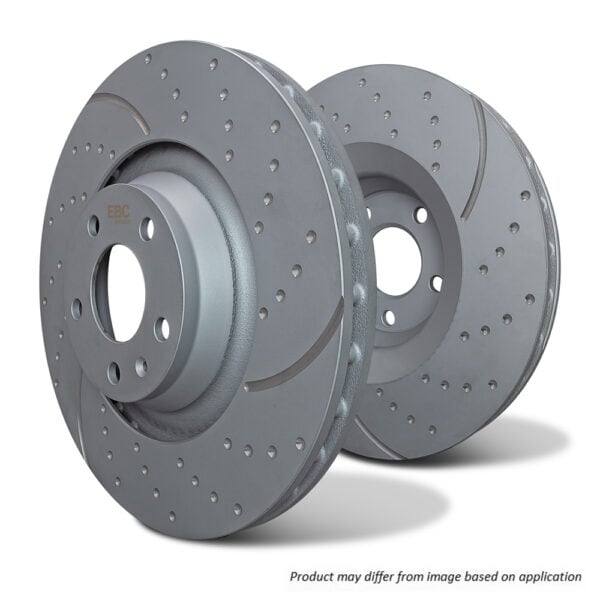 GD130 - EBC GD Dimpled & Slotted Brake Discs; Front