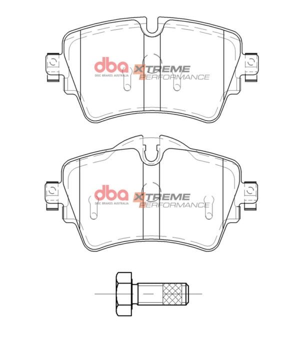 DB15119XP - DBA Xtreme Performance Brake Pads; Front - Image 3