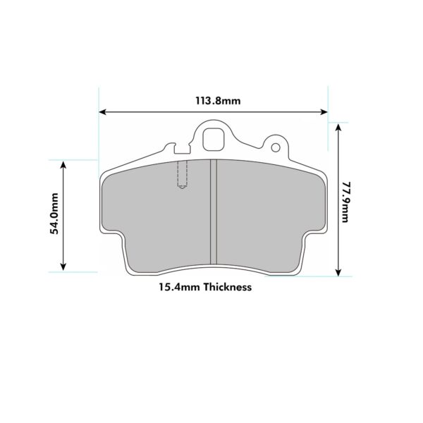 8369PR - PBS ProRace Brake Pads; Front - Image 2
