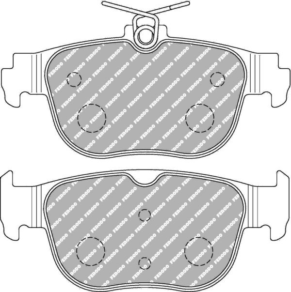 FER-FCP5356H - Ferodo DS2500 Brake Pads; Rear - Image 2
