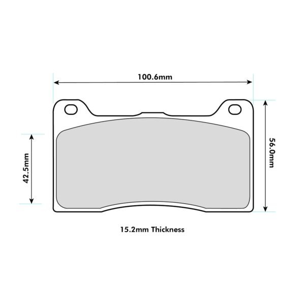 8273PR - PBS ProRace Brake Pads; Front - Image 2