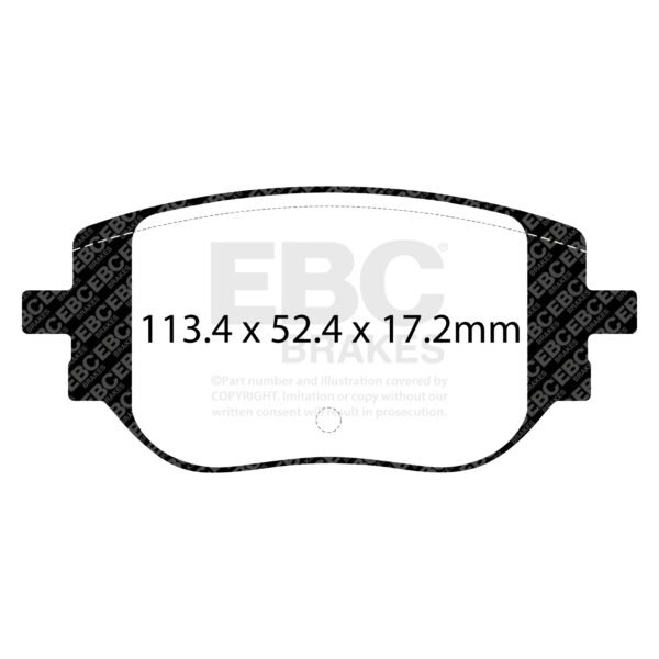 DPX2478 - EBC Ultimax Brake Pads; Rear - Image 2