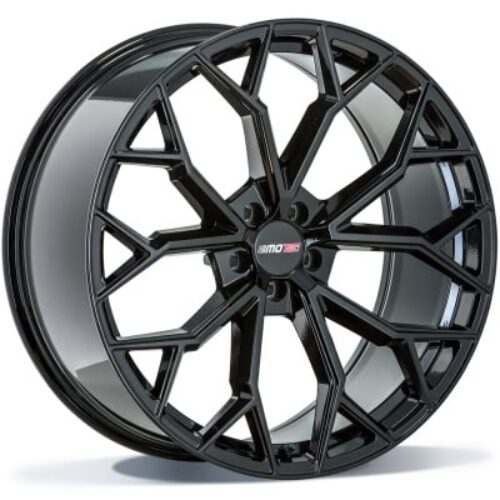 Motec Bull black painted 11.5X22 5×112 ET: 20 NB: 66.5 MB