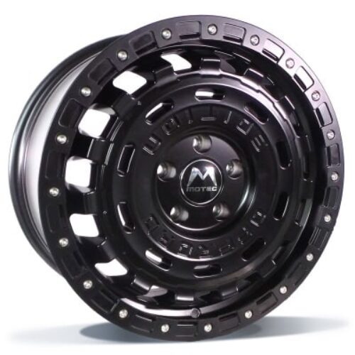 Motec R-Cross flat black / black ring 8X18 6×130 ET: 45 NB: 66.5 S6