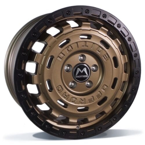 Motec R-Cross mat bronze / black ring 8X18 5×120 ET: 45 NB: 65.1 T5