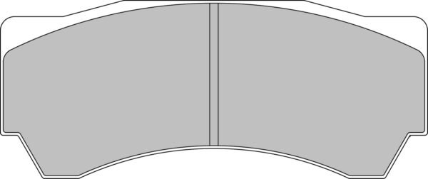8418PCS1 - PBS ProComp S1 Brake Pads; Rear - Image 2