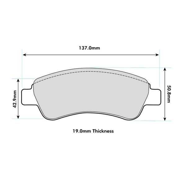 8172PR - PBS ProRace Brake Pads; Front - Image 2