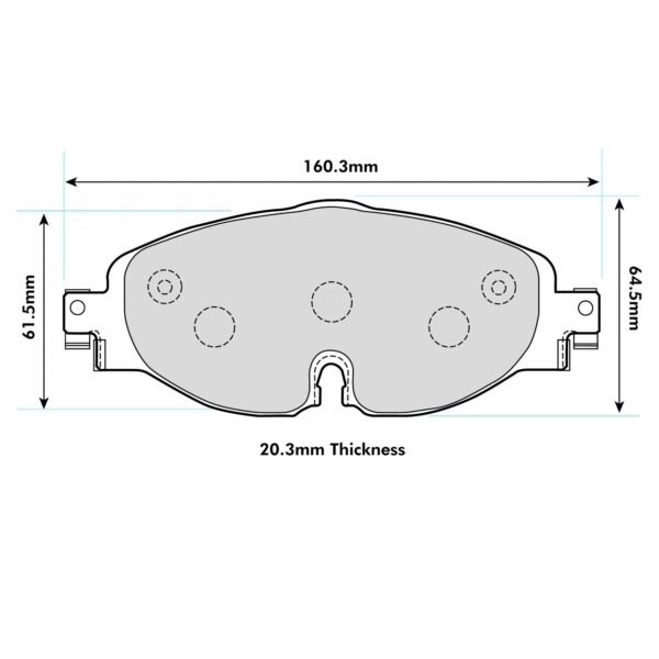 8638PR - PBS ProRace Brake Pads; Front - Image 2