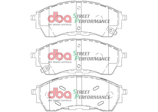DB2379SP - DBA Street Performance Brake Pads; Front - Image 3