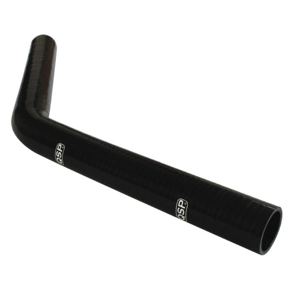 Silicone hose XL - 45° bend - 38 mm - Black