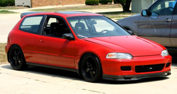 Front Bumperlip Spoon PU (Civic 91-96 2/3dr) - Image 2