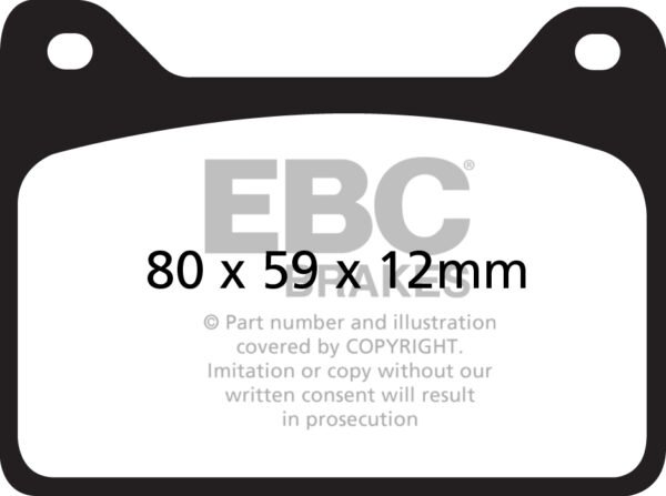 DP8057RPX - EBC RP-X Brake Pads; - Image 4