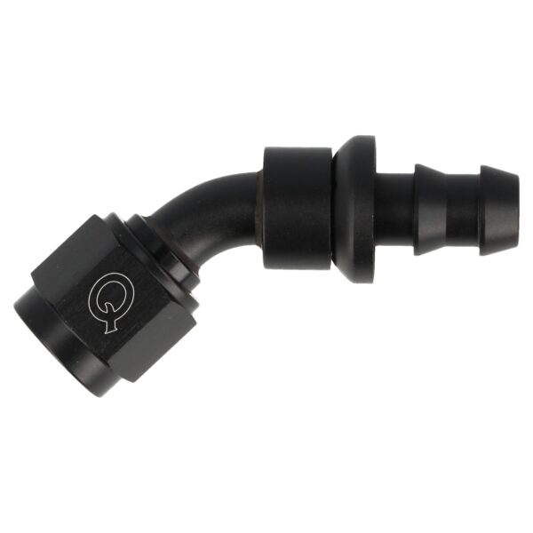 hose adapter push-on 45° AN6