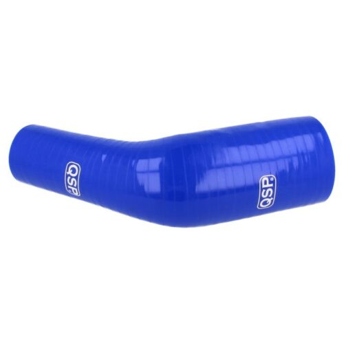 Silicone hose – 45° reducer bend – 28-25 mm – Blue