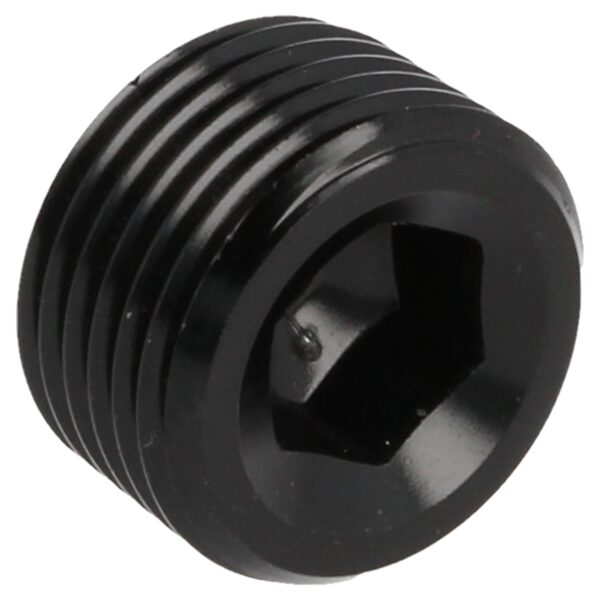 aluminum blind plug 1/4 NPT