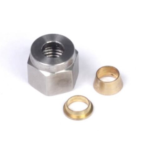 Haltech 1/4″ Nut and Brass Ferrule Only