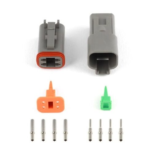 Haltech Plug & Pins Only Set DT-4 Conn (DT06-4S + DT04-4P) (