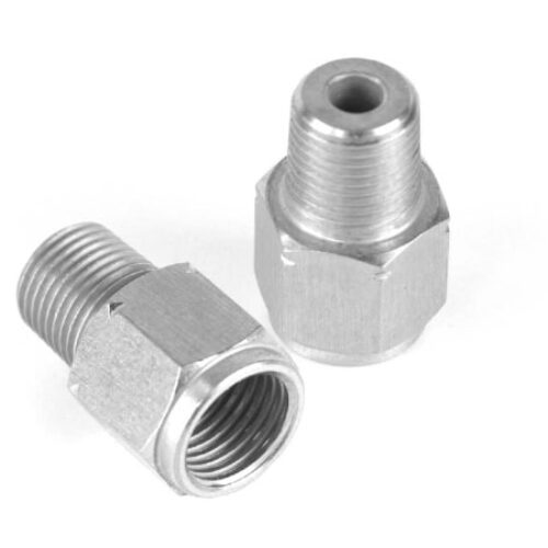 Haltech M10 x 1.0 to 1/8 BSPT Adaptor – Stainless Steel