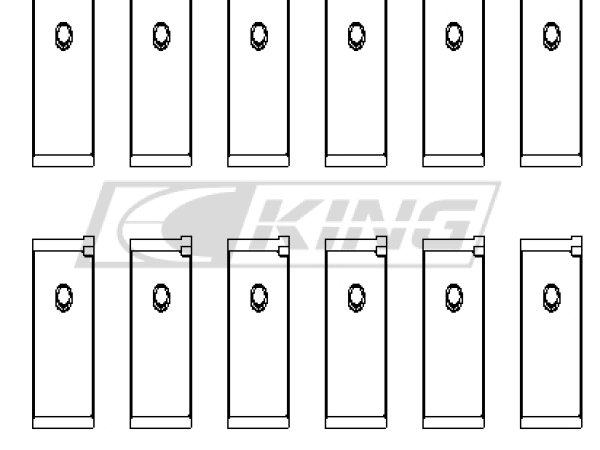 King Conrod Bearing Shell NISSAN RB25DET, RB26DETT