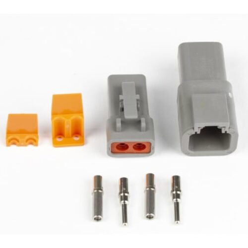 Haltech Plug & Pins Only Set of Deutsch DTP-2 Conn (25 Amp)