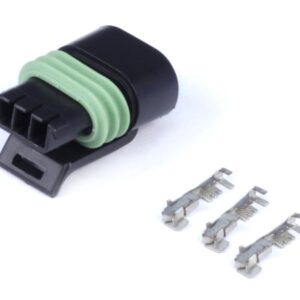 Haltech Plug and Pins Only Delphi 3 Pin Single Row Flat Coil