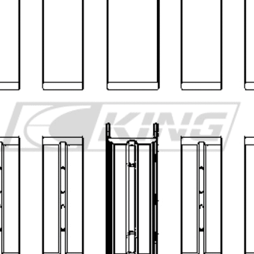 King Main Bearing Shell FORD/MAZDA L3, L3-VDT MZR