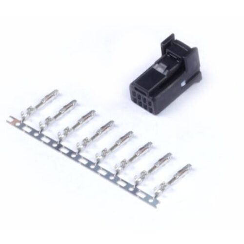 Haltech Plug and Pins Only 8 Pin TYCO Black