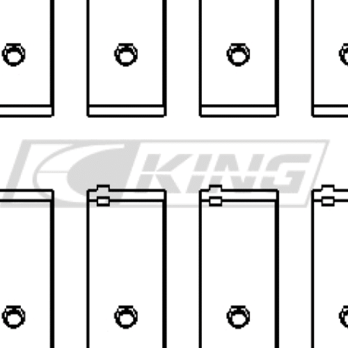 King Conrod Bearing Shell TOYOTA 3SGTE, 16V 2.0L