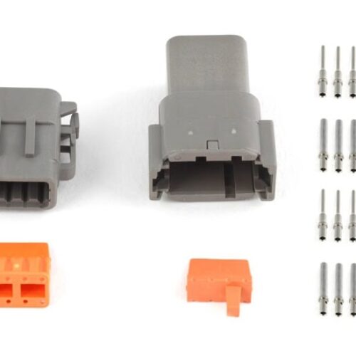 Haltech Plug & Pins Only Set of Deutsch DTM-8 Conn (7.5 Amp)