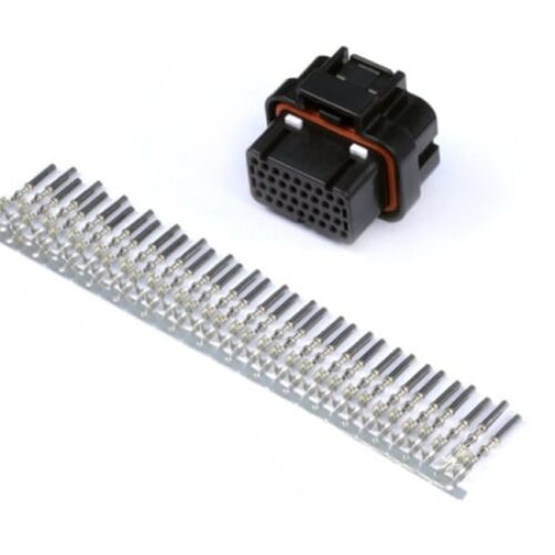 Haltech Plug & Pins Only AMP 34 Pin Key 1 / 4 Row 3 Key Supe