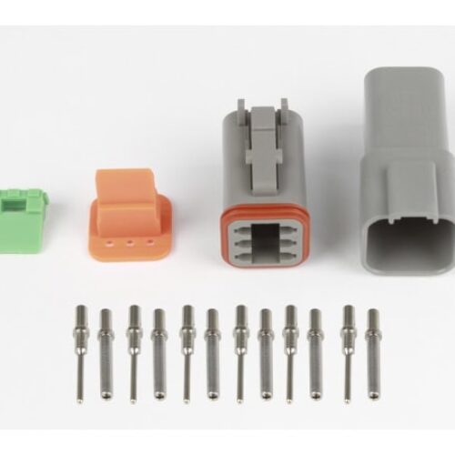 Haltech Plug & Pins Only Set DT-6 Conn (DT06-6S + DT04-6P) (