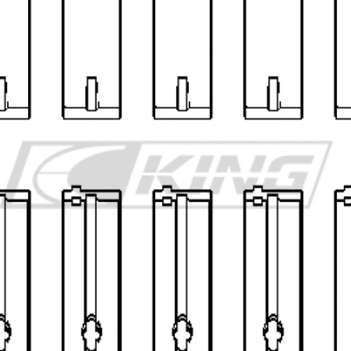 King Main Bearing Shell MAZDA B6, B6-T, ZM, B3, B5
