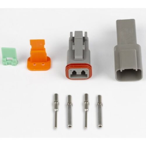 Haltech Plug & Pins Only Set DT-2 Conn (DT06-2S + DT04-2P) (