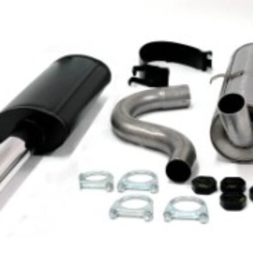 Simons Cat-Back System – Volvo 740/760/940 turbo Sedan/Estate GL/GLE/GLT 1985- tailpipe Ø 80 mm