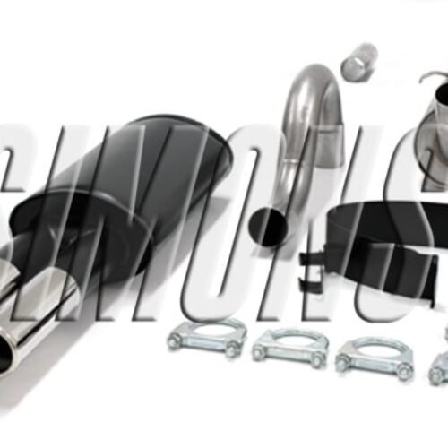 Simons Cat-Back System – Volvo 740/760/940 turbo Sedan/Estate GL/GLE/GLT 1985- tailpipe 2x Ø 70 mm