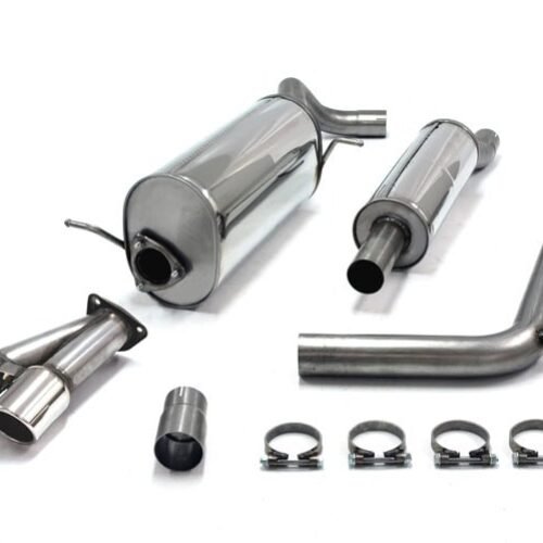 Simons Cat-Back System – Audi A1 [8X] hatchback 2011-2018 tailpipe 2x Ø 80 mm