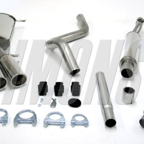 Simons Cat-Back System – Volkswagen Golf (I) Cabrio 1984-