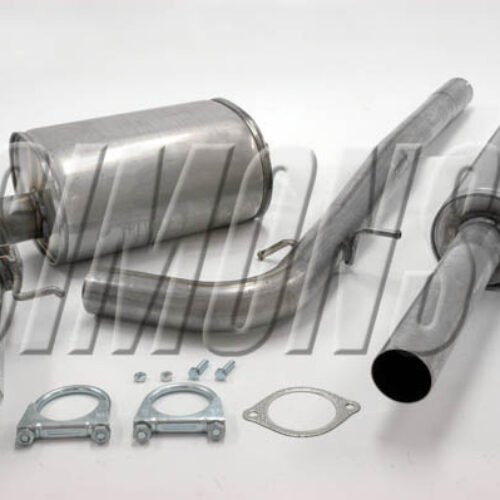 Simons Cat-Back System – Volvo S80 (I) Sedan 2WD 1998-2006 tailpipe Ø 90 mm