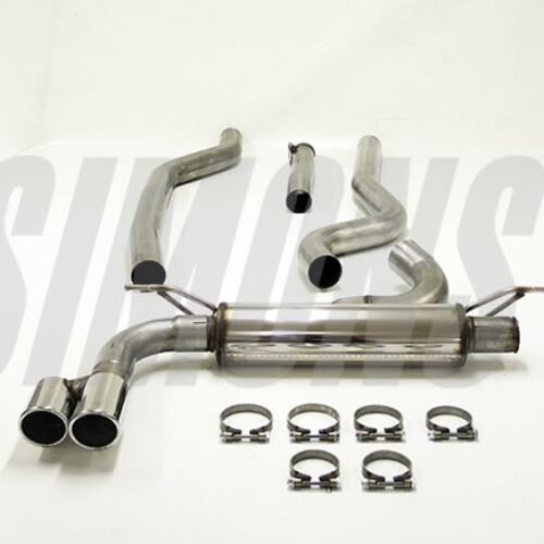 Simons Cat-Back System – BMW 3 Series sedan/touring [F30/31] -06/2015 316d/318d/320d 2WD/xDrive tailpipe 2x Ø 80 mm